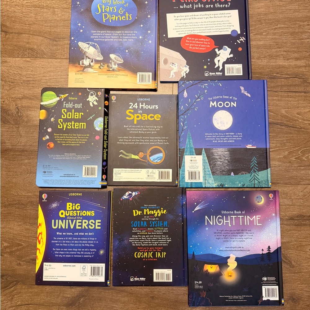 Assorted Children’s Space Books - Colorful Space Theme - Picture 2 of 3